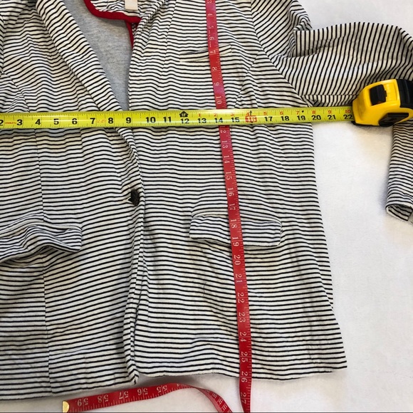 Banana Republic Ponte Knit Striped Blazer Size XL - Picture 8 of 8